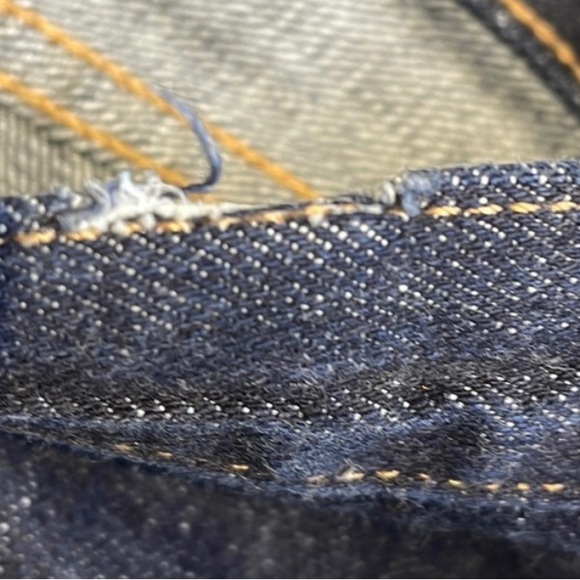 Current/Elliott dead stock boyfriend fit size 27 dark blue - Picture 6 of 9